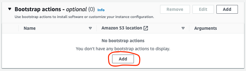 Setup raster in EMR