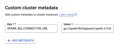 Cluster Metadata