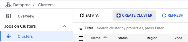 Create Cluster